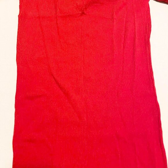 Zara Cutout Red Womens Long Dress Size Medium - Picture 6 of 15
